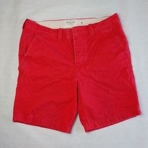 Abercrombie & Fitch shorts red 34W